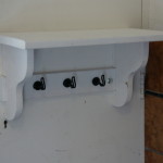 finished coat rack