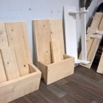 wooden magazine holder