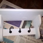 Painted coat rack